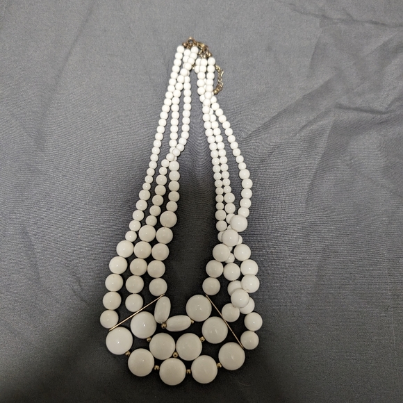 3 statement necklaces from early 2000s pearl and hearts sparkly vintage green - Picture 8 of 8